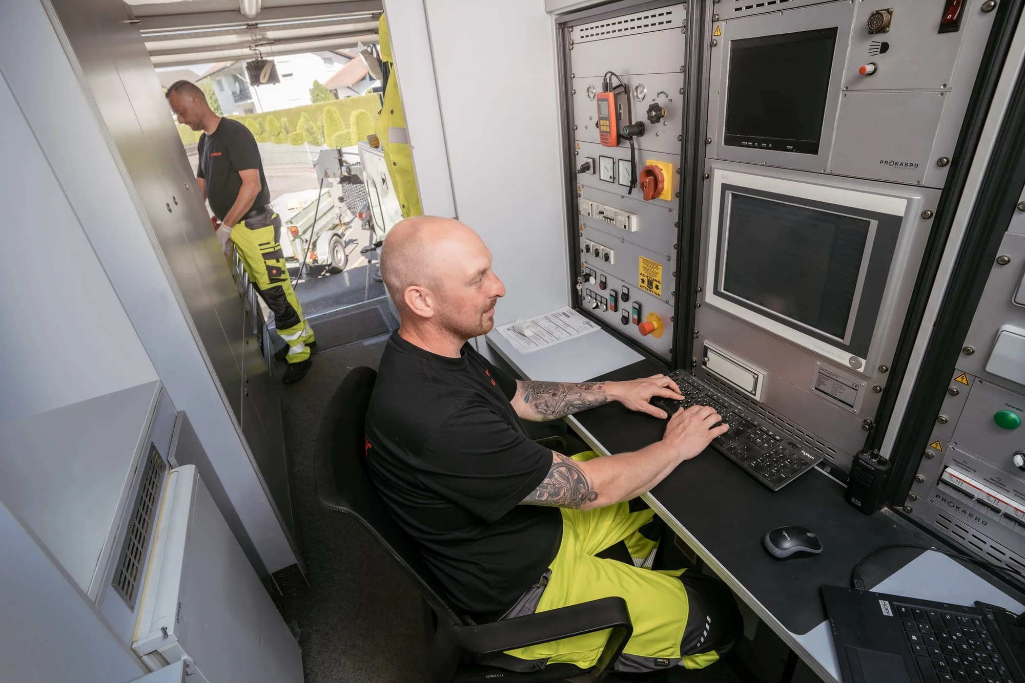 Abscheider Reinigung und Entsorgung an einer Anlage in München